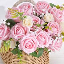 100Pcs Artificial Roses In Bulk, Real Touch Velvet Coral Pink Roses Realistic Roses For Wedding Centerpieces Flower Arrangement Home Decor (100, Coral Pink)