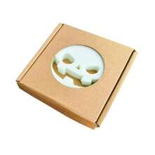 5 件万圣节硅胶 PVC 南瓜杯垫，尺寸 4.1 英寸 X 3.9 英寸，自发光，夜光杯垫，适用于厨房、餐厅、办公室等。 - 彩色 - 查看 10