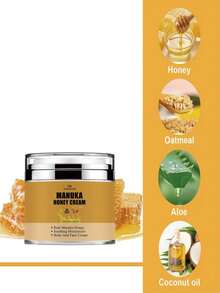 Honey Cream, A Soothing And Moisturizing Cream/Body Butter That Can Be Used For Body And Facial Care, Providing All-Over Hydration.