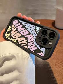 Funda de teléfono con diseño de patrón 2D de dibujos animados creativo y de moda de la marca Bimba & Lola, nuevo diseño de trapezoide cíclope, regalo personalizado divertido y minimalista para hombres y mujeres, compatible con iPhone 16/15/15Pro/15ProMax/14/13/12/11/XsMAX, iPhone17, iPhone17Air, iPhone17PRO, iPhone17PROmax, diseño creativo y de moda para todos