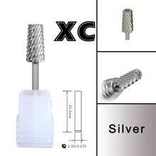 RolinStar 6.6 大号梯形锥形金银钢硬质合金铣刀指甲钻头修甲修脚