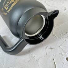 1 Stück 1500ML/50oz isolierter Edelstahl Kaffeekanne, Thermokaraffe mit großer Kapazität, heiße Wasserflasche mit Knopf, geeignet für Zuhause, Wohnheim, Büro, Restaurant, Hotel