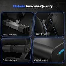 MERACH Weight Bench, Foldable Weight Benches For Home Gym With 990 LBS, Adjustable Weight Bench With 72 Training Angles, Incline Bench Press For Full Body - 黑色 - 查看 7