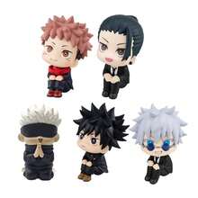 bandai Seria postaci z anime-Gojo Satoru, Itadori Yuji, Shakkyo, Fushiguro Megumi, Anime Chibi statyczne figurki na biurko, prezent