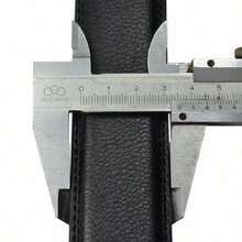 Men's Fashion Business Luxury Vintage Designer Brand Genuine Leather Belt High Quality Women Genuine Leather Dress Strap For Jeans - 黑色 - 查看 7