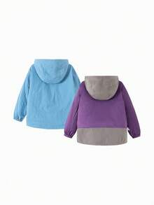 mini bala Áo khoác chống gió, chống nước, có mũ trùm đầu cho trẻ em SoftSkin Unisex ngoài trời - đại dương xanh - Xem 5