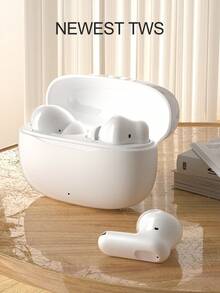 True Wireless Earbuds- Compatible With Apple & Android, Built-In Microphone, Sweat Resistant Earphones, Up To 24 Hours Of Battery Life,Ear Phones>Wireless,Airbus's,For Airpuds Case,Battery Life (180mAh), Bluetooth Name (A18)