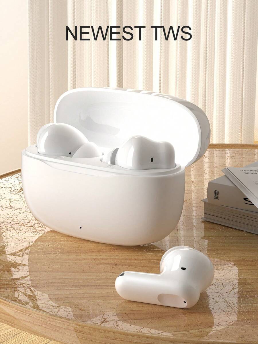 True Wireless Earbuds- Compatible With Apple & Android, Built-In Microphone, Sweat Resistant Earphones, Up To 24 Hours Of Battery Life,Ear Phones>Wireless,Airbus's,For Airpuds Case,Battery Life (180mAh), Bluetooth Name (A18)