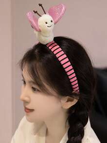 3 Styles Girls Headband Accessories, Bee, Butterfly, Ladybug Design