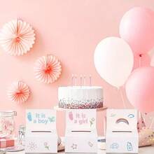 3 Packs White Glossy Cardboard Ballot Box With Slot - 6x6x6 Inch DIY Theme Suggestion Box With Detachable Header For Fundraising, Voting Contests, Party Events, Carnival Admission Ballot Boxes - Multicolor - View 9