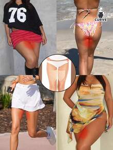 10/20/30pcs Non-Woven V-Shaped Thigh Anti-Friction Patch Invisible Seamless Anti-Friction Leggings Thigh Patch