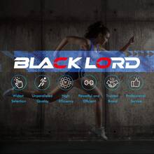 BLACK LORD Treadmill Walking Pad Gym Fitness Remote Control - Black - View 12