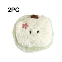 1/2 piezas Bolsa de almacenamiento de llave de pared de peluche de Apple cero de dibujos animados Kawaii mini, bolsa de regalo para fiesta festiva