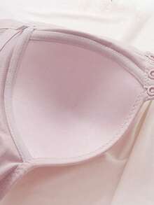 2 Pieces Women's Multi-Color Front-Buckle Lingerie; Sexy Seamless Push-Up Comfortable Bra - Multicolor - View 4