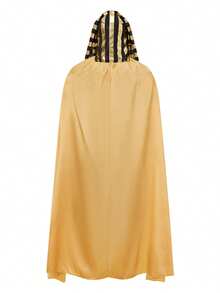 Adult All Powerful Pharaoh Costume For Men Women Black And Gold ...