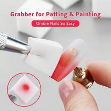 Sponge Pat Paint Nail Gel, 9 Colors Ombre Nails Gradient Gel Nail Blush Blooming Aura Nails Drawing Stripper Floral Painting Nail Art, No Wipe, UV/LED Curing (9 Colors H) - 白色 - 查看 3