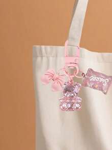 Mặt dây chuyền hình gấu hồng, bướm và kẹo, phụ kiện điện thoại trang trí nơ - Móc khóa hình gấu kẹo, có thể treo trên túi xách, chìa khóa - Món quà tuyệt vời cho bạn bè và bạn học, kích thước nhỏ nhắn, phong cách tối giản, hoàn hảo cho đám cưới, ngày lễ, túi xách nữ, móc khóa, tựu trường, Ngày Nhà giáo - Nhiều màu - Xem 9