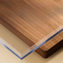 Clear Table Protector,1.0mm Thick Plastic Table Cover, PVC Clear Table Cover Protector, Table Protector For Dining Room Table, Vinyl Tablecloth Table Pad Mat For Kitchen, Dresser, Writing Desk