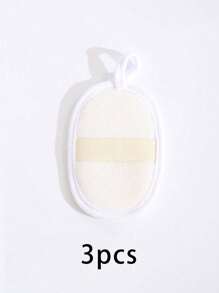 2pcs Of Natural Loofah Sponge Pad- Luxurious Exfoliating Scrub For Soft Skin & Gentle Dishwashing - Multipurpose Cleaning, Exfoliating Loofah Sponge Pads - Natural Luffa & Terry Cloth Body Scrubbers, Circular Exfoliating Pads With Hanging Loops For Shower & Bath, Gentle Light Beige Exfoliation & Cleaning, Compact Design, Scrubbers, For Shower,Beach, Dormitory, Outdoor Activities, Bath, Kitchen & Bathroom Cleaning, High-Quality Back To School