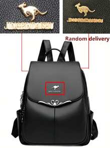 防盗PU皮革双肩包，女士钱包，多功能时尚日常包，多口袋轻便旅行包，大容量简约双肩包，便捷双肩包，适合学生、护士、教师、商务人士、旅行、通勤、购物、办公、约会、徒步、训练、工作，生日礼物、节日礼物，背包