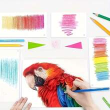 Set de 12/24 lápices de colores premium - mina 2B, ligeros, grosor de talla grande de 2mm, para artistas y estudiantes, ideales para dibujar, colorear y regalar, lápices de colores, lápices, lápices de colores, lápices de colores, regreso a la escuela