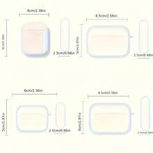 Minimalist Matte Transparent/Black Soft Case Earphone Protective Cover, Compatible With 3rd Gen, Pro, Apple Wireless Bluetooth Earphones 1/2