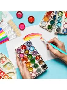 4/8 Stück Malerpinsel, großes Set an Malerpinseln für Kleinkinder für Basteleien, waschbare Malerpinsel für Kinder im Vorschulalter für Acryl- und Wasserfarben, einfach zu halten und zu reinigen, für Schulbedarf, Schulanfang