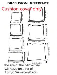 1pc Plain Cushion Cover Without Filler, Striped Velvet Square Pillowcase For Sofa, Home Decor - Beige - View 3