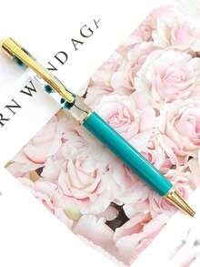 Personalizowany długopis z suszonymi kwiatami, kreatywny, minimalistyczny, ręcznie robiony metalowy długopis z suszonymi kwiatami, prezent na powrót do szkoły, prezent dla przyjaciół, artykuły biurowe i szkolne, dekoracje świąteczne, długopis z płynnym pisaniem, nowa praca, artykuły biurowe - Suszony kwiat gipsówki w formie długopisu - Zobacz 8