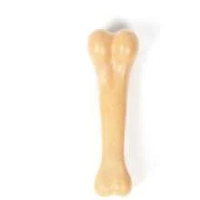 Dog Bone Chews Toys Nearly Indestructible Natural Anti-Bite Puppy Toys For Small Medium Large Dog Pet Chew Game Dental - 米色 - 查看 2