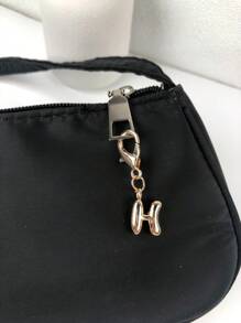 Bubble Letters Cute Necklace Pendant Bag Pendant-Lucky Crystal Pendant, Alphabet Letters A-Z, Shiny Alloy Bag And Backpack Pendant-Perfect Gift For Birthdays And Special Occasions, Key Chain Ring Bag Backpack Pendant Car Pendant Gift For Ladies And Girls, Wallet And Handbag Accessories. Random Assorted Old And New Style Letters