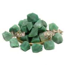 绿色东陵石原石天然原石散装大颗岩石宝石喷泉石用于翻滚抛光平衡线家居装饰鱼缸水族箱玻璃容器花瓶填充物节日礼物送给女孩和女人 - 綠色 - 查看 9