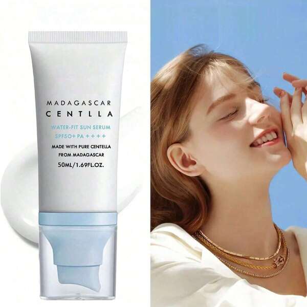 Madagascar Sunscreen, Hydrating Sunscreen Serum, Facial Sunscreen Long-Lasting Protection, Non-Greasy And Fast-Absorbing Sun Care Products, Body Sunscreen With UVA/UVB Protection