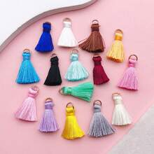 10/15pcs Colorful Mini Tassel Pendants! – DIY Craft Accessories For Ethereal Earrings, Bracelets & Dreamy Bag Charms