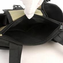 新款旅行户外休闲单肩斜挎包，带水瓶和雨伞架，适合中老年人