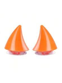 2 CÁI Mũ bảo hiểm xe máy dễ thương sừng cao su trang trí cho xe máy địa hình mũ bảo hiểm toàn mặt trang trí xe máy phụ kiện ô tô - Một cỡ - Xem 13