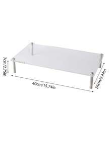 1 件透明亚克力笔记本电脑支架、显示器支架、台式电脑展示架，高度 30/40/50 厘米 - 彩色 - 查看 12