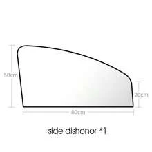 Easypie Selection 2/4 件汽车窗帘，磁性遮阳帘 - 银色反光紫外线保护，易于安装的隔热帘，适用于大多数汽车，防眩光和隐私保护 - 銀色 - 查看 13