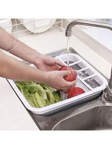 1 件可折叠碗、盘子和餐具沥水架，适用于厨房、房车、露营车和旅行拖车，便携式节省空间的碗架 - 彩色 - 查看 7