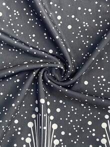 Plus Size Print Dress Women 2025 Summer V Neck Short Sleeve Casual Loose Fit Maxi Dress For Women - 彩色 - 查看 3