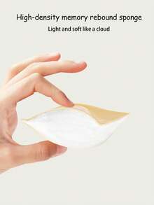 1 Pair Silicone Thickened Invisible Bra Pads For Women, Self-Adhesive Cleavage Enhancer, Prevents Slipping, Suitable For Swimwear, Bikini, Dresses, Rejects Empty Cups - Multicolor - View 5