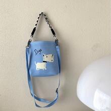 Women Top Handle Bags - SKU-12藍色小狗 - 查看 7