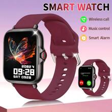 New Hot 1.83-Inch Full Touchscreen Smartwatch For Men And Women, With Wireless Call Answering/Dialing, Pedometer, Calorie Tracking, Multiple Sports Modes, Notification Alerts, Remote Camera Control, Music Playback Control, And Fitness Tracking Functions, Compatible With Android And IOS Smartphones