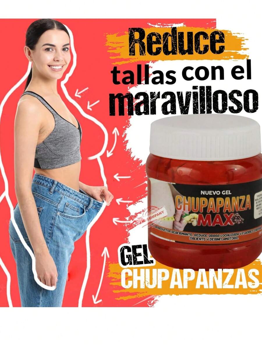 chupapanza max Gel Reductor Para Masajes  Grasa Abdomen (Rojo) Gel Reductor Para Masajes ChupaPanzaMax Abdomen Mentol -eucalipto Reductor De Abdomen Dieta Absorbe Grasa Mujer Hombre Gimnasio ayuda con la reduccion de vientre y abdomen en dias - Rojo - Ver 1