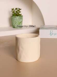 1 Peça Xícara de Cerâmica Minimalista, Xícara de Café para Arte Latte, Xícara de Espresso, Xícara de Café da Manhã, Xícara de Leite, Xícara de Água para Escritório, Xícara de Chá da Tarde, Xícara de Café com Arte Latte de Cerâmica, Xícara de Macchiato, Adequada para Uso Doméstico e Escritório, Fácil de Limpar, Xícara de Café para Casal, Xícara de Café da Manhã Simples, Presente de Feriado