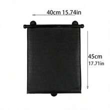 Easypie Selection Universal Car Side Window Shade, Retractable Sun Blocker – Blocks UV & Heat, Fits Most Sedans, SUVs, Trucks & RVs - Black - View 11