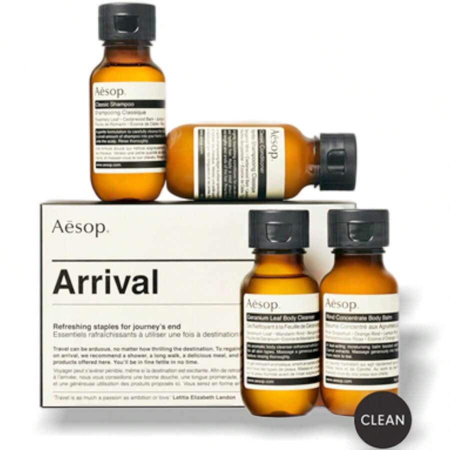 Aesop Bộ sản phẩm du lịch Arrival 1.7oz/50ml(*4), Thích hợp sử dụng để chăm sóc cơ thể - Nhiều màu - Xem 1