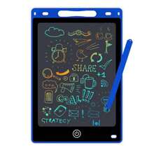 1 pieza Tableta de escritura LCD, pizarra de graffiti, pantalla a color de 8.5 pulgadas, pizarra de escritura a mano borrable y reutilizable, adecuada para educación y aprendizaje en el hogar y la escuela, juguete para niños y niñas de 3 a 6 años, regalo de cumpleaños, regreso a clases