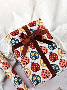 1set 6 Sheets Gift Wrapping Paper With Accessories,Holiday Gift Wrapping Paper,Birthday Gift Box Gift Wrapping DIY, Gift Wrapping Paper For Birthday, Holiday, Wedding, Party,Gift Wrapping