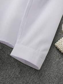 Plus Size Women Front Button Casual/Work Shirt Blouse, Spring/Autumn